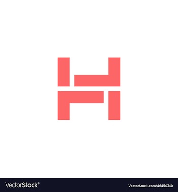 letter h logo icon design template elements