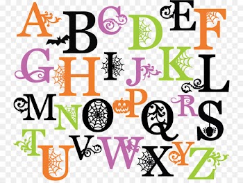 Letter Halloween Scrapbooking Scalable Vector Graphics Clip art - Free Flourishes 