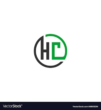 letter hc logo design template