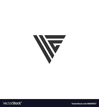 letter he logo design template
