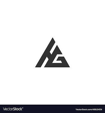 letter hg logo design template