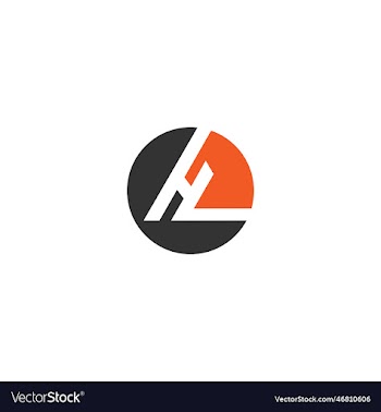 letter hl logo design template