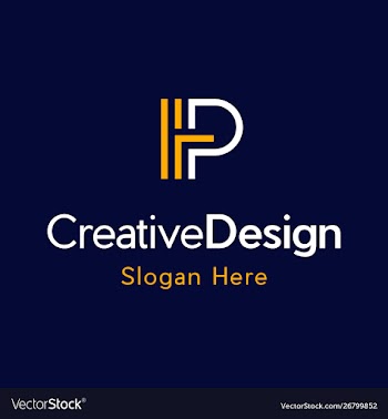 Letter hp creative business modern logo vector image
