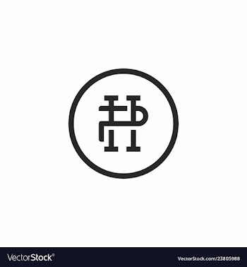 Letter hp logo icon mark vector image