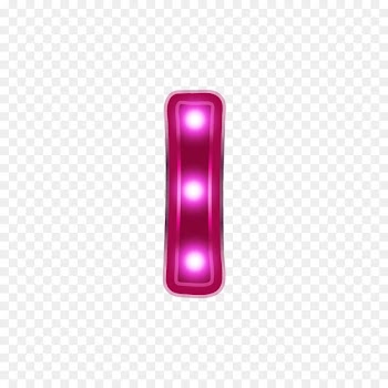 Letter I Alphabet - Neon alphabet I 