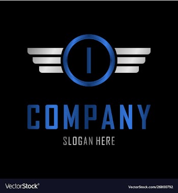 Letter i automotive creative business logo vector image