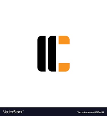 letter ic logo design for business and company