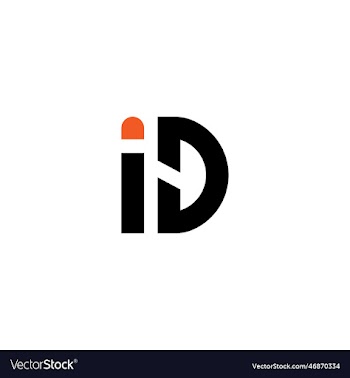 letter id logo design template