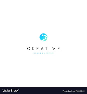 Letter ii people creative business logo design vector image