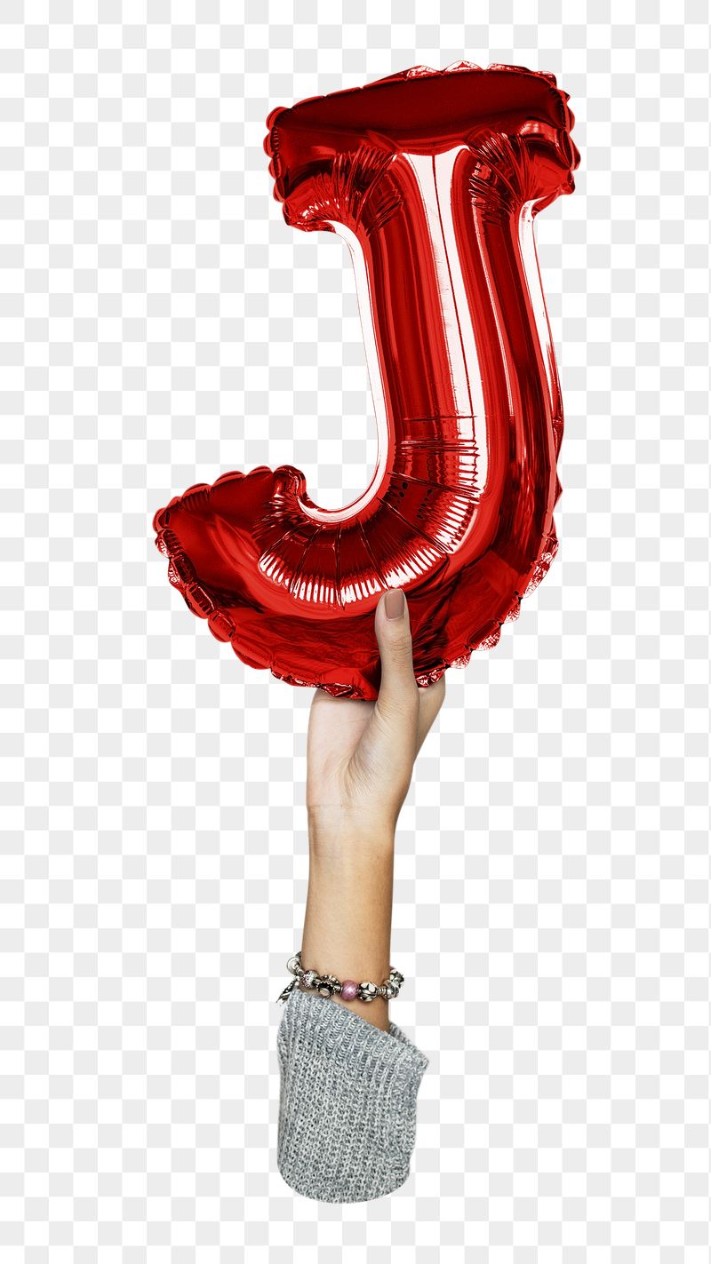 Letter J balloon png sticker, | Free PNG - rawpixel