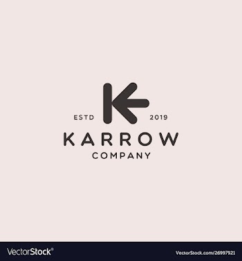 Letter k arrow icon logo design vector image