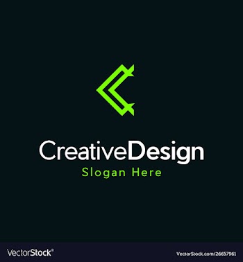 Letter k capital creative business logo vector image