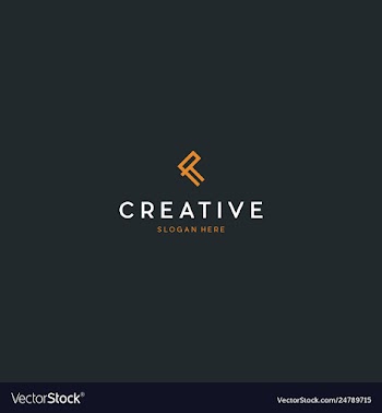 Letter k line creative business logo design vector image