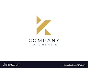 letter k logo icon design template elements