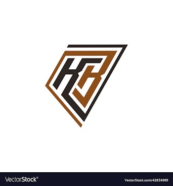 letter kb logo template