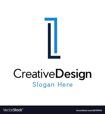 Letter l building creative development logo vector image