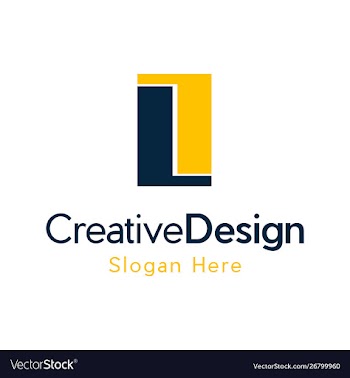 Letter l building creative development logo vector image