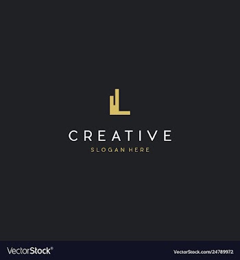 Letter l creative business logo design vector image