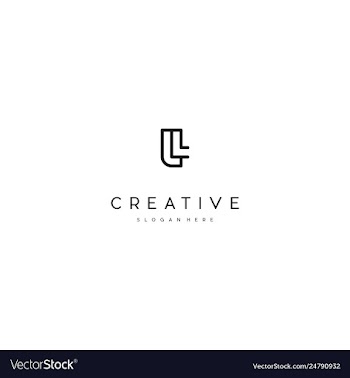 Letter l creative business logo design vector image