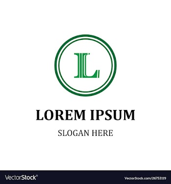 Letter l creative business logo design vector image