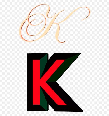 Letter Logo K Capitale et majuscule Drawing - kampn stamp 