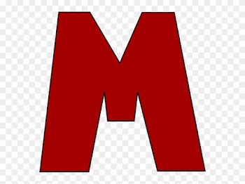 Letter M Clipart Red Alphabet Letter M - Red Letter M Clip Art