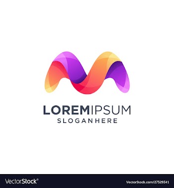 Letter m logo icon design template vector image