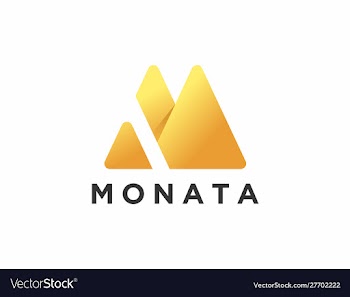 Letter m logo monogram vector image