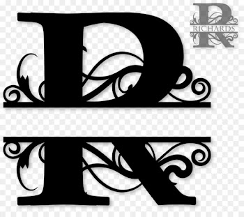Letter Monogram Alphabet Initial Clip art - r 