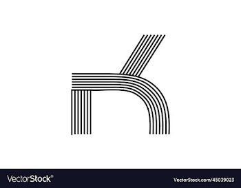 letter n k logo
