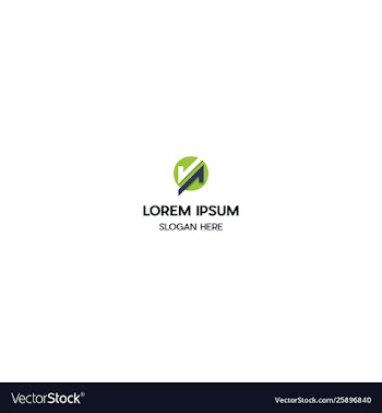 Letter n media logo design vector image