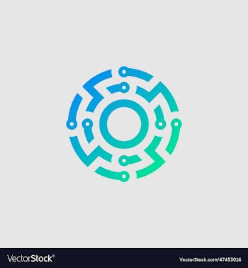 letter o logo design concept