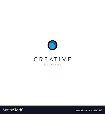 Letter o technology creative business logo design vector image