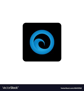 letter o wave concept design