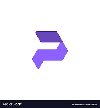 letter p logo icon design template elements