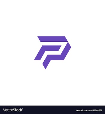 letter p logo icon design template elements