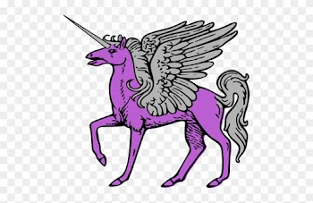Letter Pegasus Alphabet Clip Art - Magical Earth