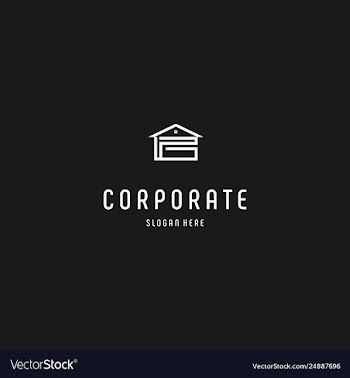Letter pg home creative business logo design vector image