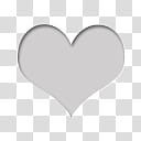 Letter Pressed Icons, corazon, white heart illustration transparent background PNG clipart