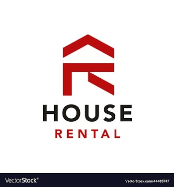 letter r house rent logo design inspiration