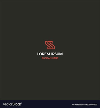 Letter s creative logo design vector image