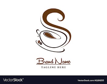 letter s food logo design template
