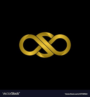 letter s infinity luxury modern logo