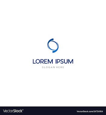 Letter s media tech creative business logo vector image