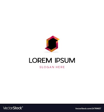Letter s pixel geometric creative business logo vector image