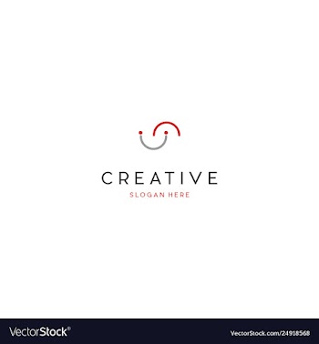 Letter s smile creative business logo design vector image