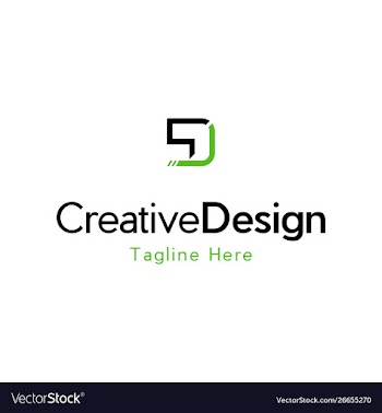 Letter sd creative modern logo vector image