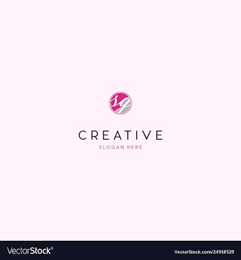 Letter sg creative business logo design vector image