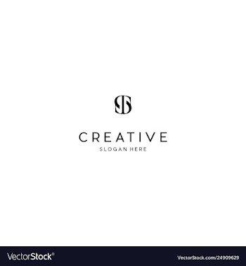 Letter st creative business logo design vector image