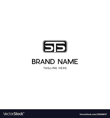 Letter sts rectangle unique logo design vector image